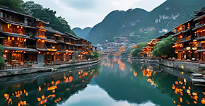 享譽(yù)貴陽(yáng)-黃果樹(shù)-大小七孔-西江千戶苗寨--黔靈山公園雙飛五日